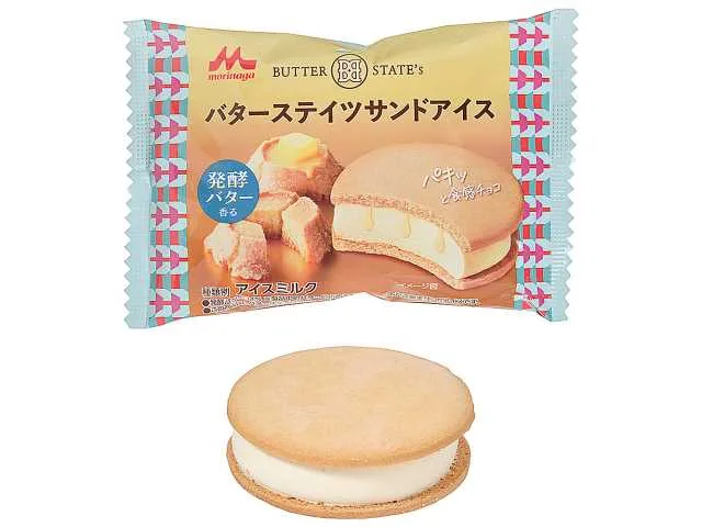 森永 バターステイツサンドアイスの公式商品画像