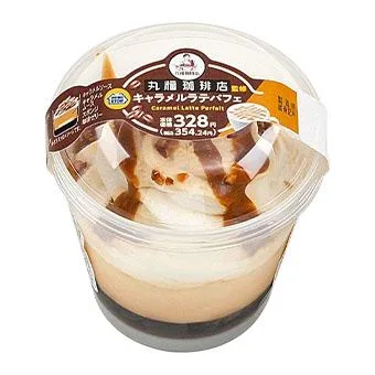 丸福珈琲店監修 キャラメルラテパフェの公式商品画像