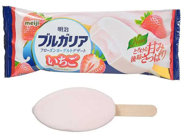 明治ブルガリアフローズンヨーグルトデザートいちごの公式商品画像