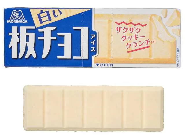 森永製菓 白い板チョコアイスの公式商品画像