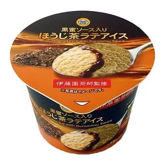 黒蜜ソース入りほうじ茶ラテアイスの公式商品画像
