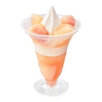 完熟白桃パフェの公式商品画像