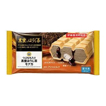 つぶもち入り黒蜜ほうじ茶モナカの公式商品画像