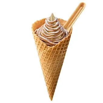 ごほうびソフト -至福のモンブラン-（食べるスプーン付）の公式商品画像